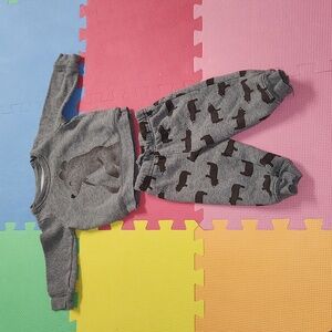Child of mine size 12 months sweats outfit,  like new